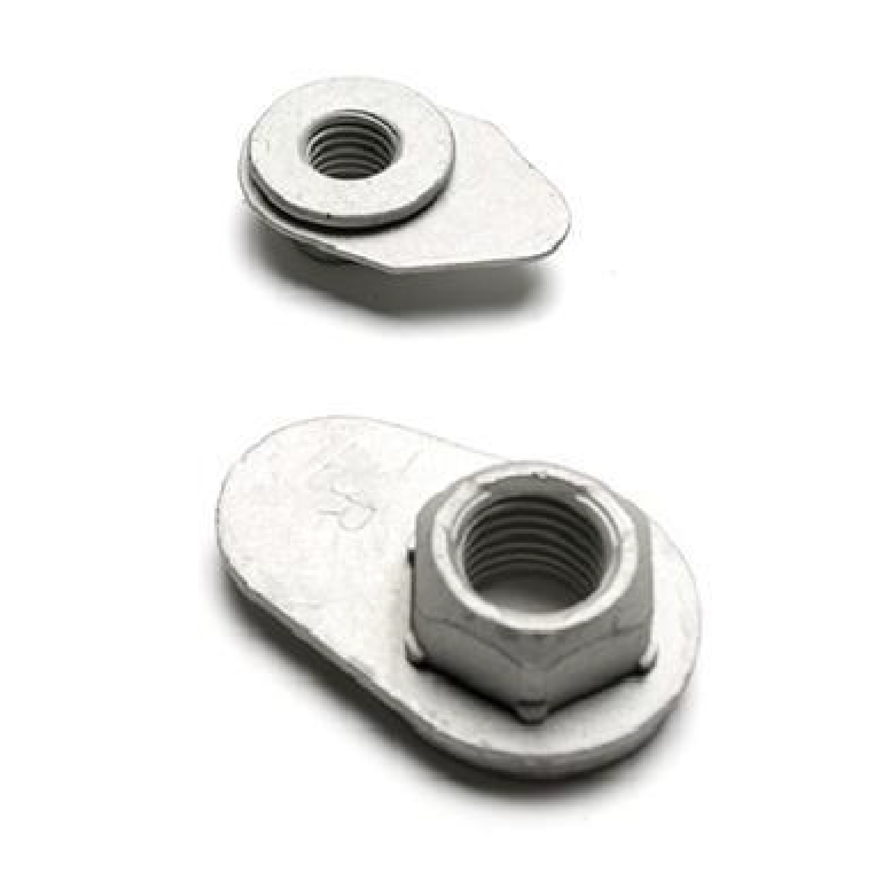 Weld nut and plate